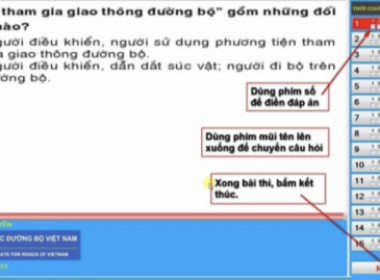 PHẦN MỀM THI THỬ LÝ THUYẾT A1_A2_B1_B2_C... 